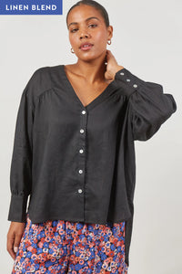 Panorama Blouse - Onyx - ISLE OF MINE