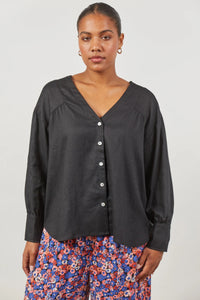 Panorama Blouse - Onyx - ISLE OF MINE