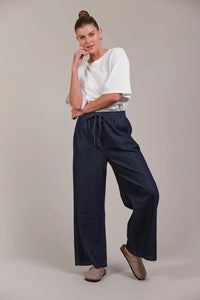Pepi Wide Denim Pant - Oxford - EB&IVE Pant NZ LUMA