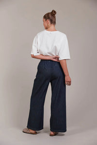 Pepi Wide Denim Pant - Oxford - EB&IVE Pant NZ LUMA