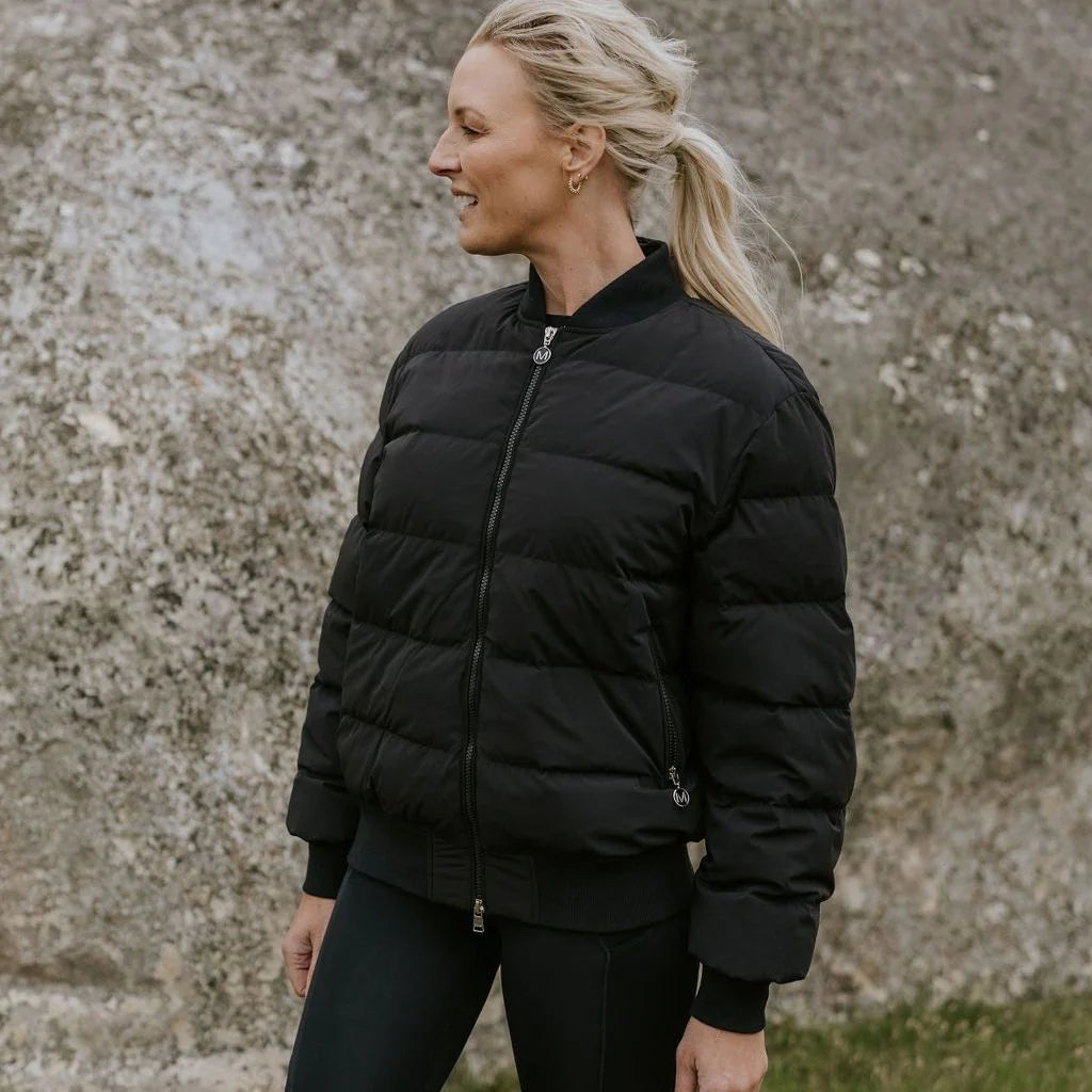 Rue 90/10 Bomber Jacket - Black - MOKE Jacket NZ LUMA