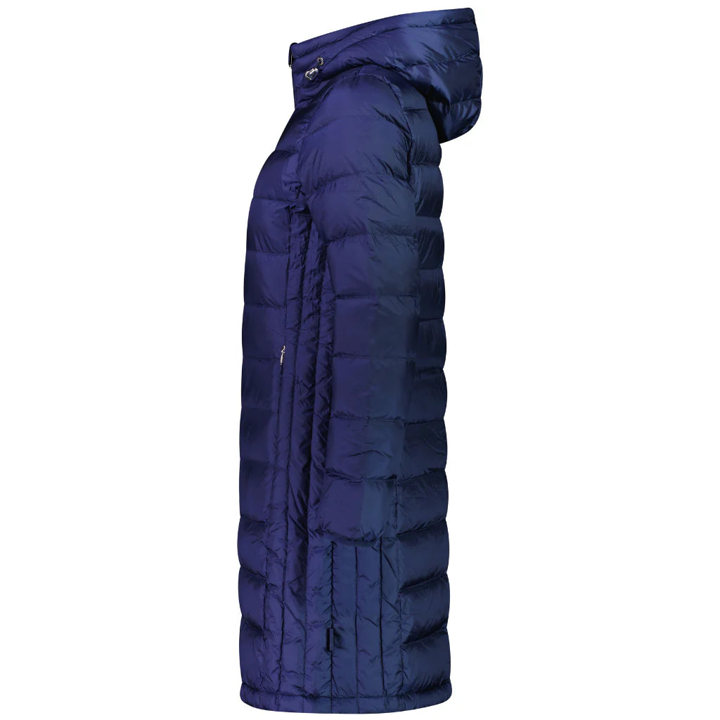 Sarah 90/10 Long Packable Down Coat - MOKE Jacket NZ LUMA