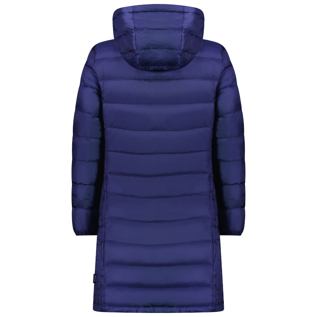 Sarah 90/10 Long Packable Down Coat - MOKE Jacket NZ LUMA