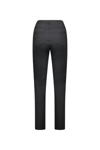Slim Leg Full Length Ponti Pull On - Mosaic - VASSALLI Pant NZ LUMA