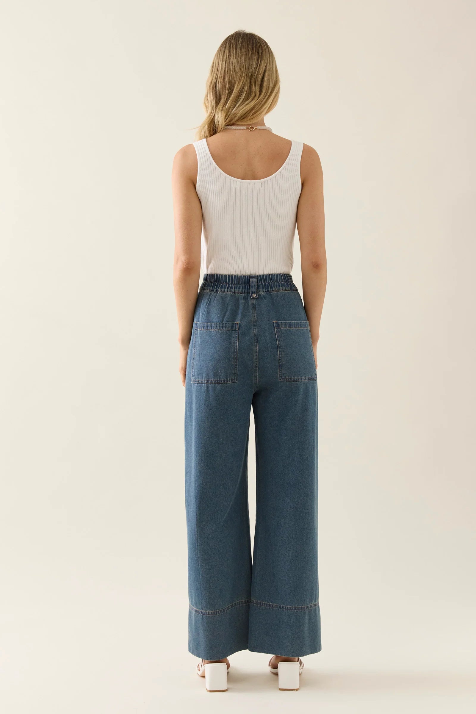 Sofie Denim Pant - ISLE OF MINE Pant NZ LUMA