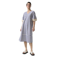 Spliced Stripe Dress - MARCO POLO Dress NZ LUMA