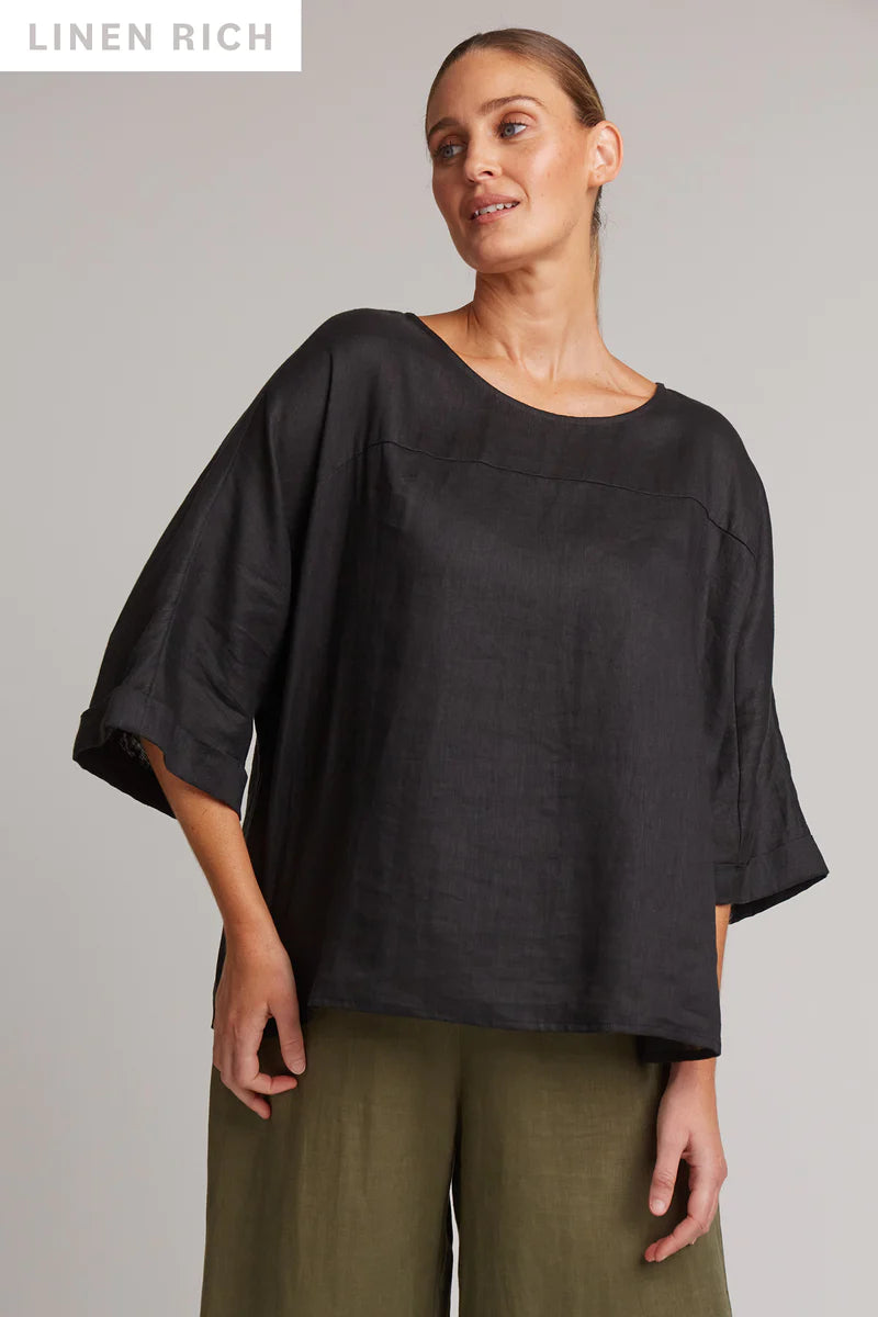Studio Relaxed Top - EB & IVE Top NZ LUMA