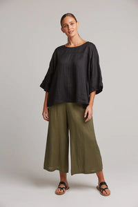 Studio Relaxed Top - EB & IVE Top One Size Ebony NZ LUMA