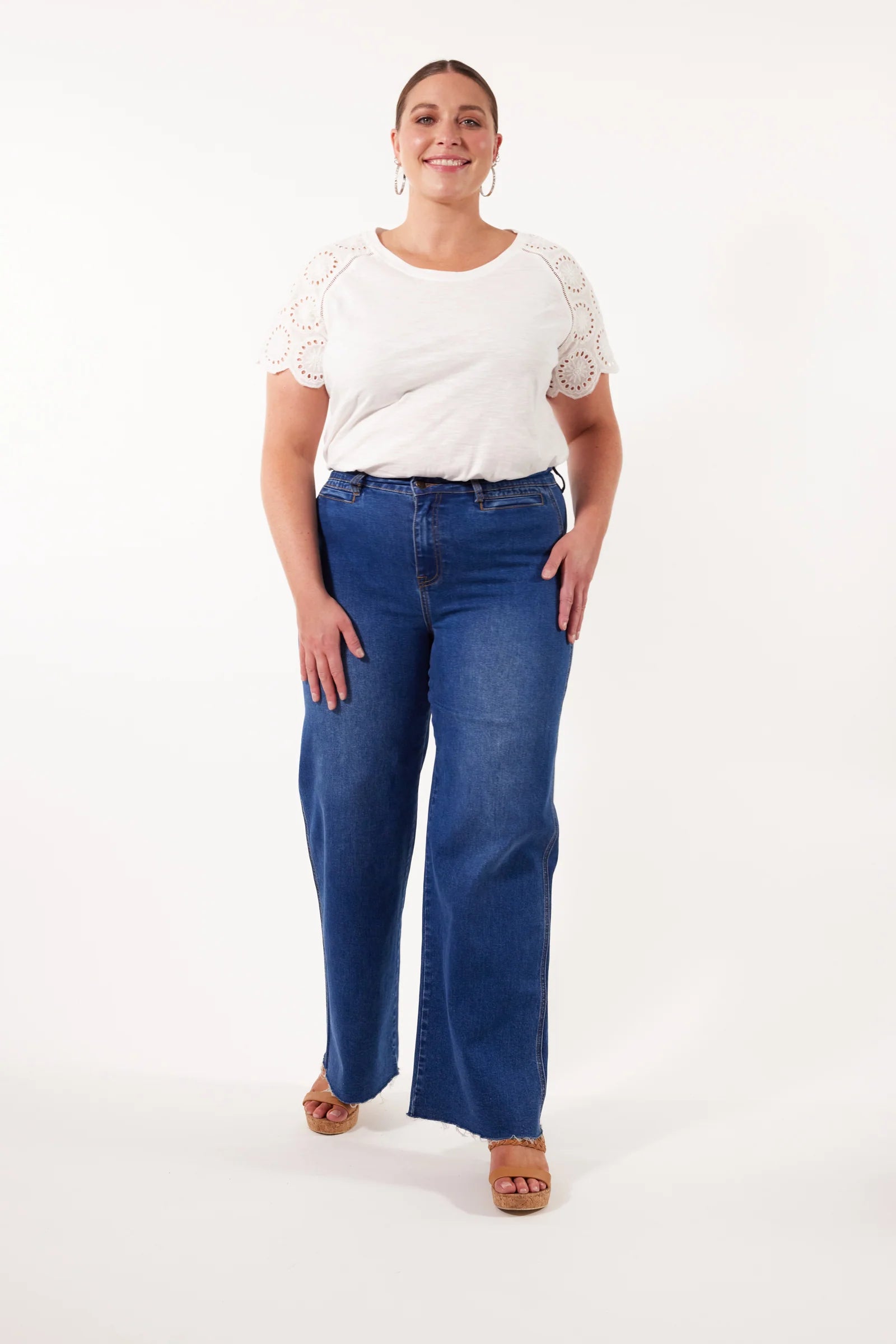 Tate Denim Wide Leg Jeans - ISLE OF MINE Pant NZ LUMA