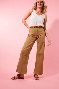 Tate Denim Wide Leg Jeans - ISLE OF MINE Pant XX LARGE Large Medium Extra Large Small Camel NZ LUMA