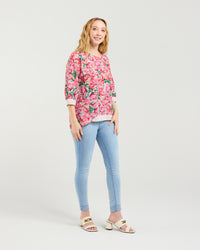Taylor Top - Berry Strokes - SEDUCE Top NZ LUMA