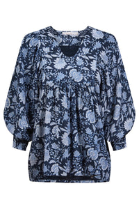 Wilma Top - Navy - ISLE OF MINE Top NZ LUMA