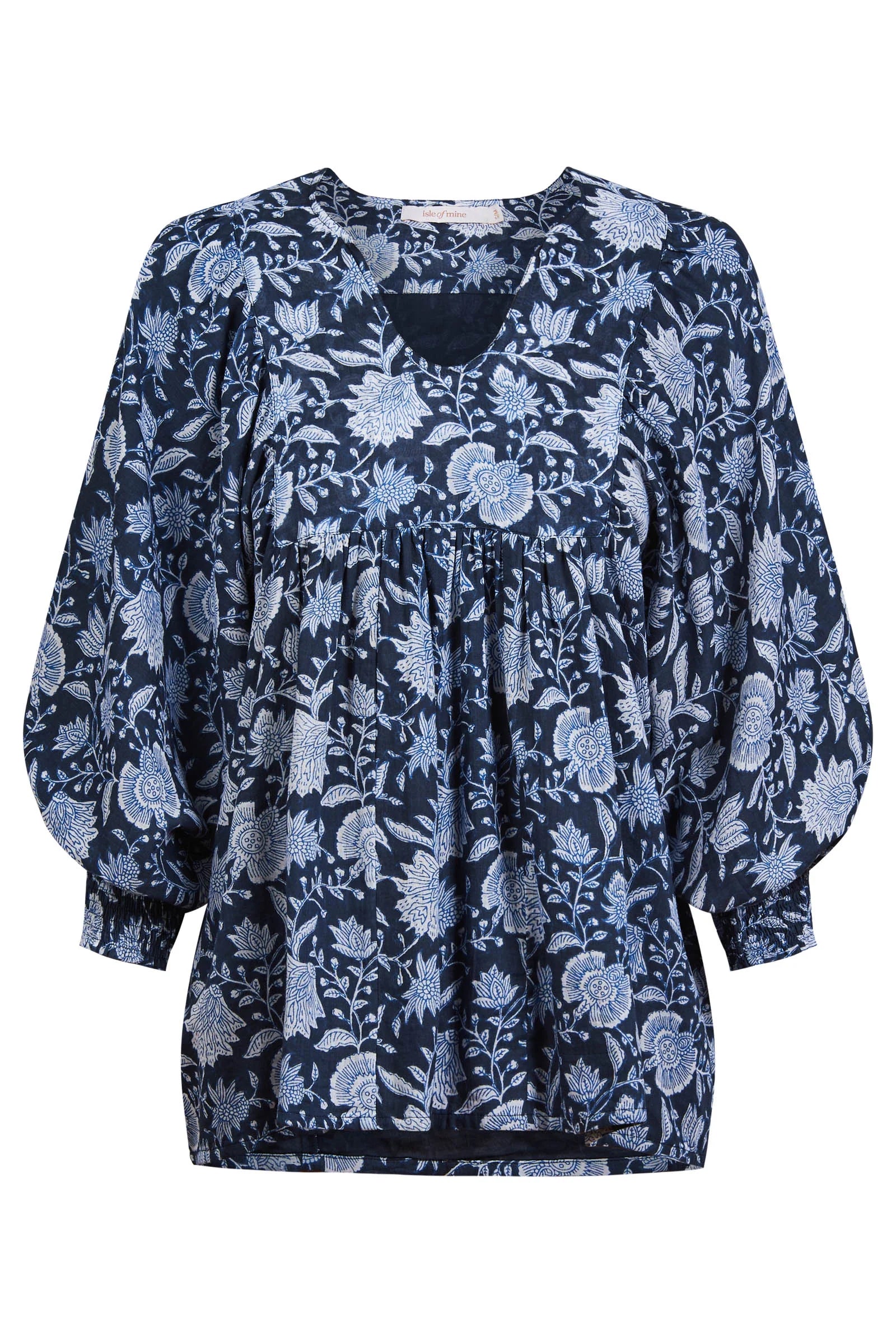 Wilma Top - Navy - ISLE OF MINE Top NZ LUMA