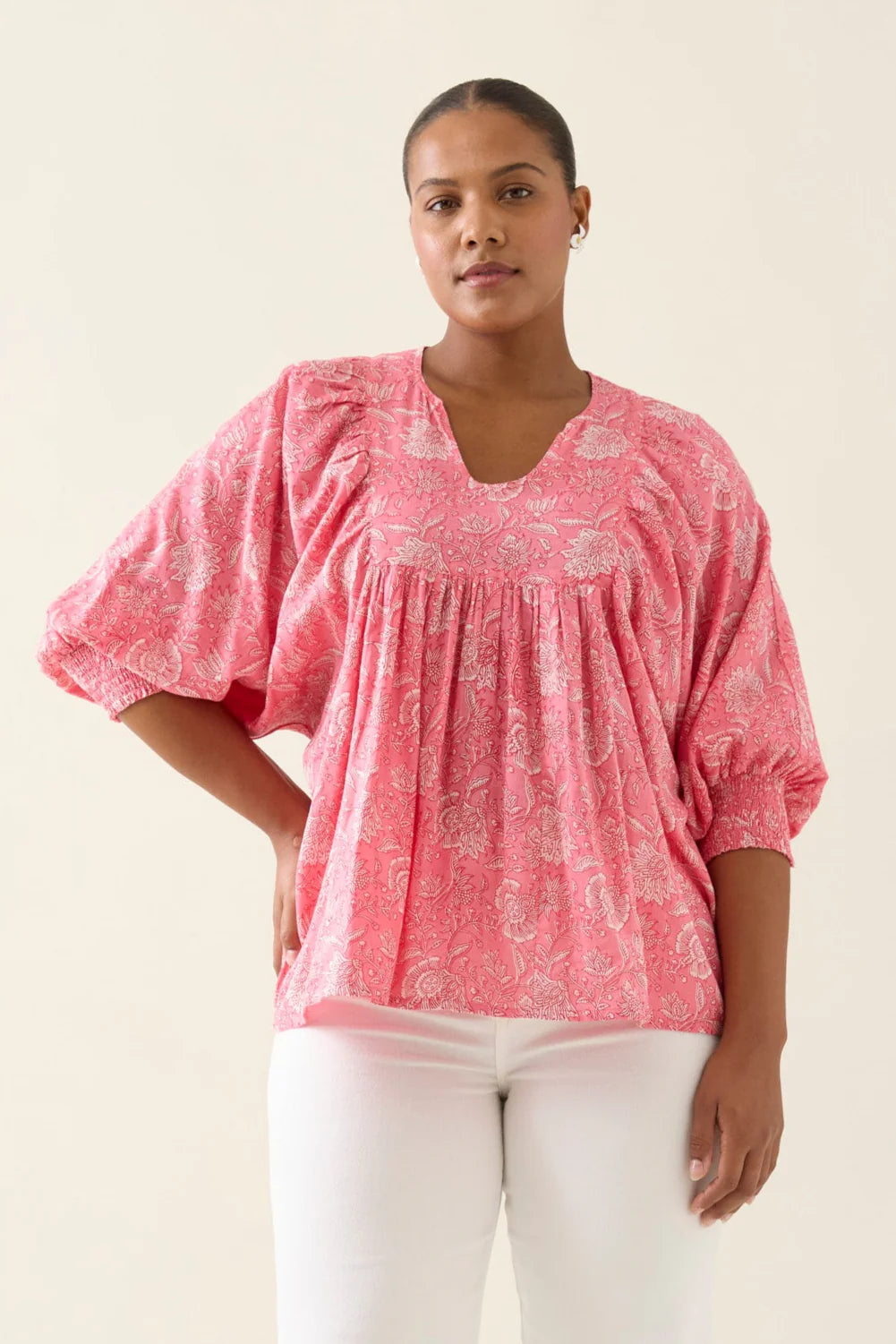 Wilma Top - Pink - ISLE OF MINE Top NZ LUMA