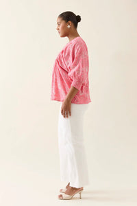 Wilma Top - Pink - ISLE OF MINE Top NZ LUMA