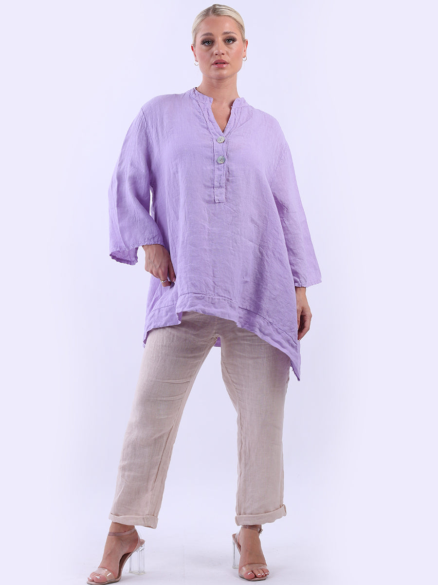 Livia - MADE IN ITALY Top One Size (12-18) Lilac NZ LUMA