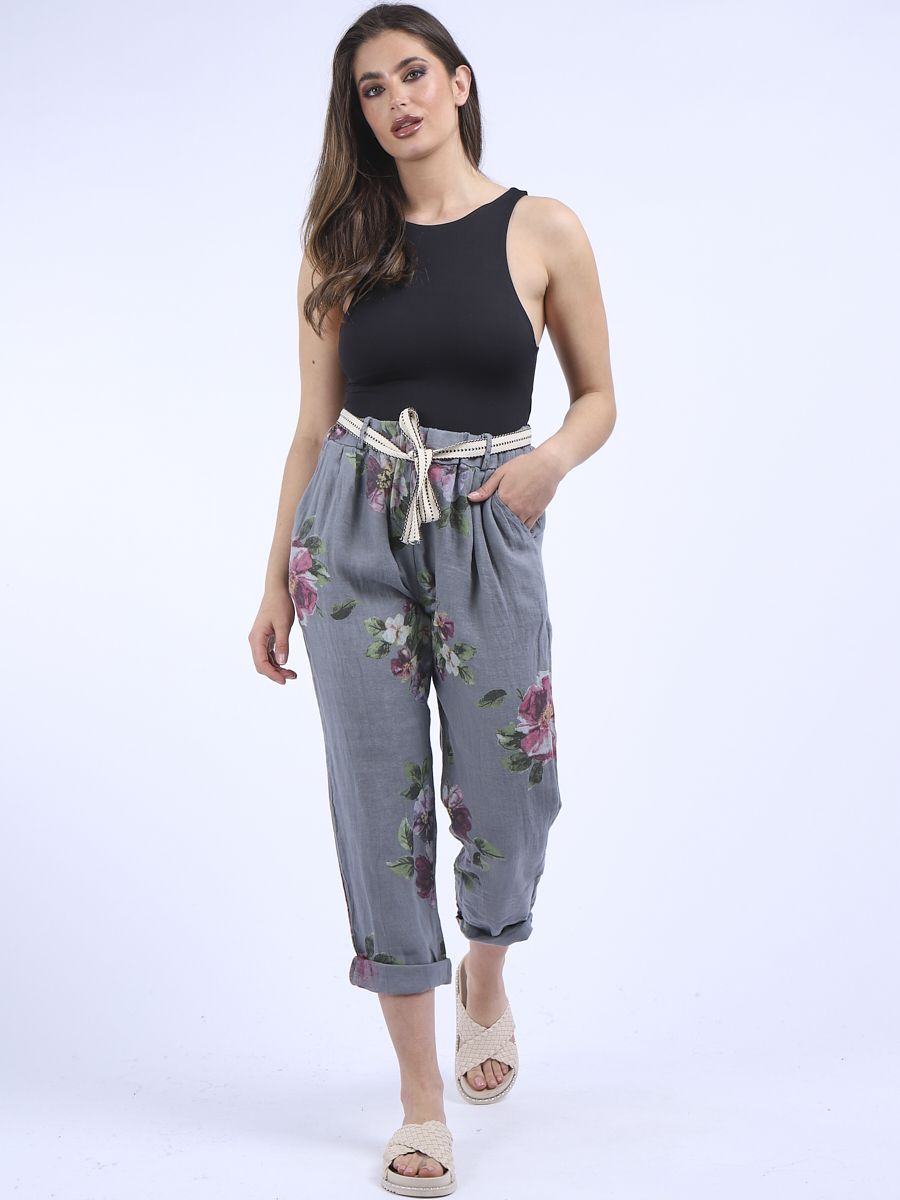 Alice - MADE IN ITALY Pant One Size (10-16) Charcoal NZ LUMA
