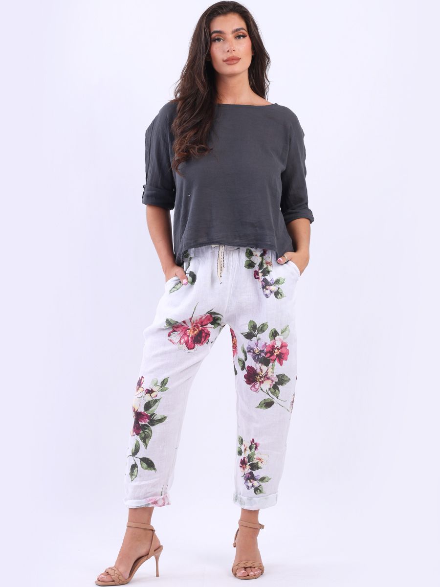 Alice - MADE IN ITALY Pant One Size (10-16) White NZ LUMA