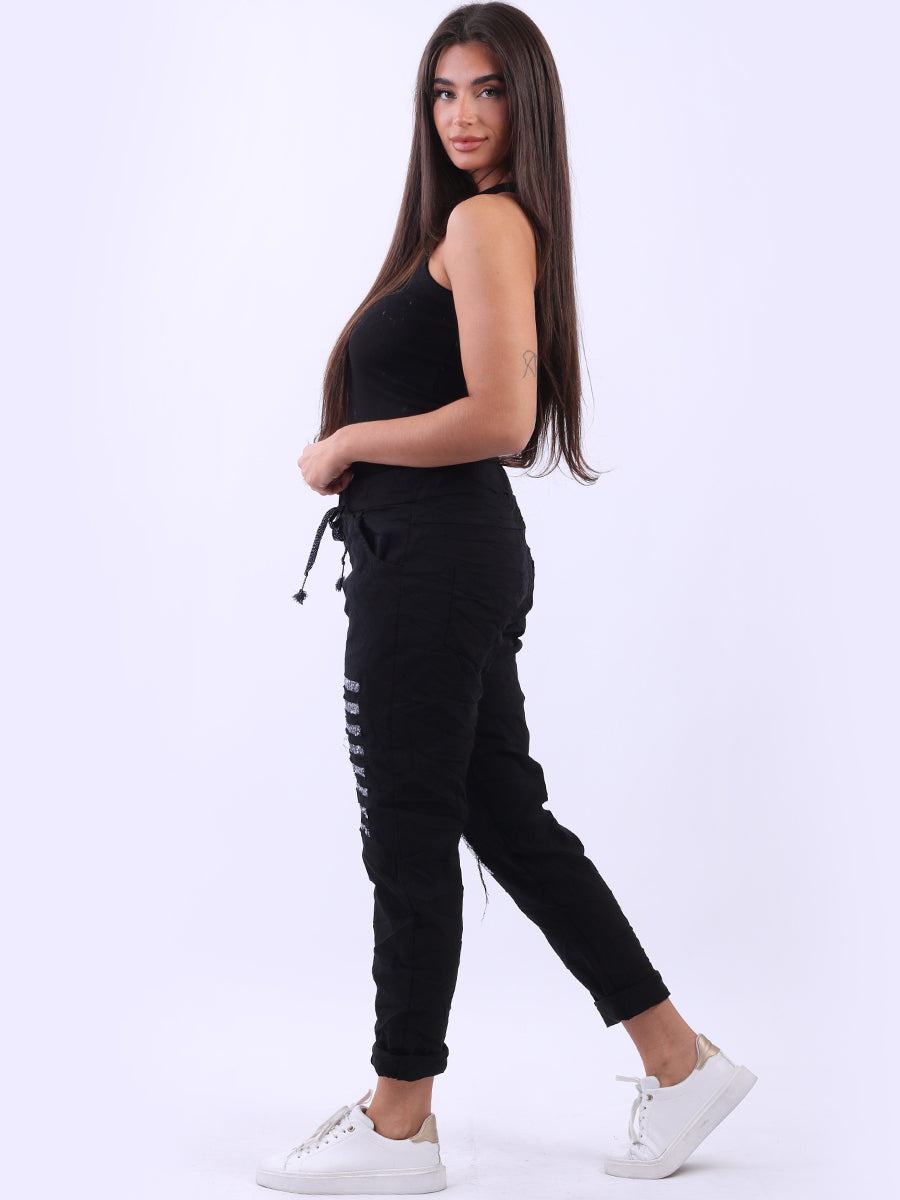 Sequin Magic Pants - MADE IN ITALY Pant NZ LUMA