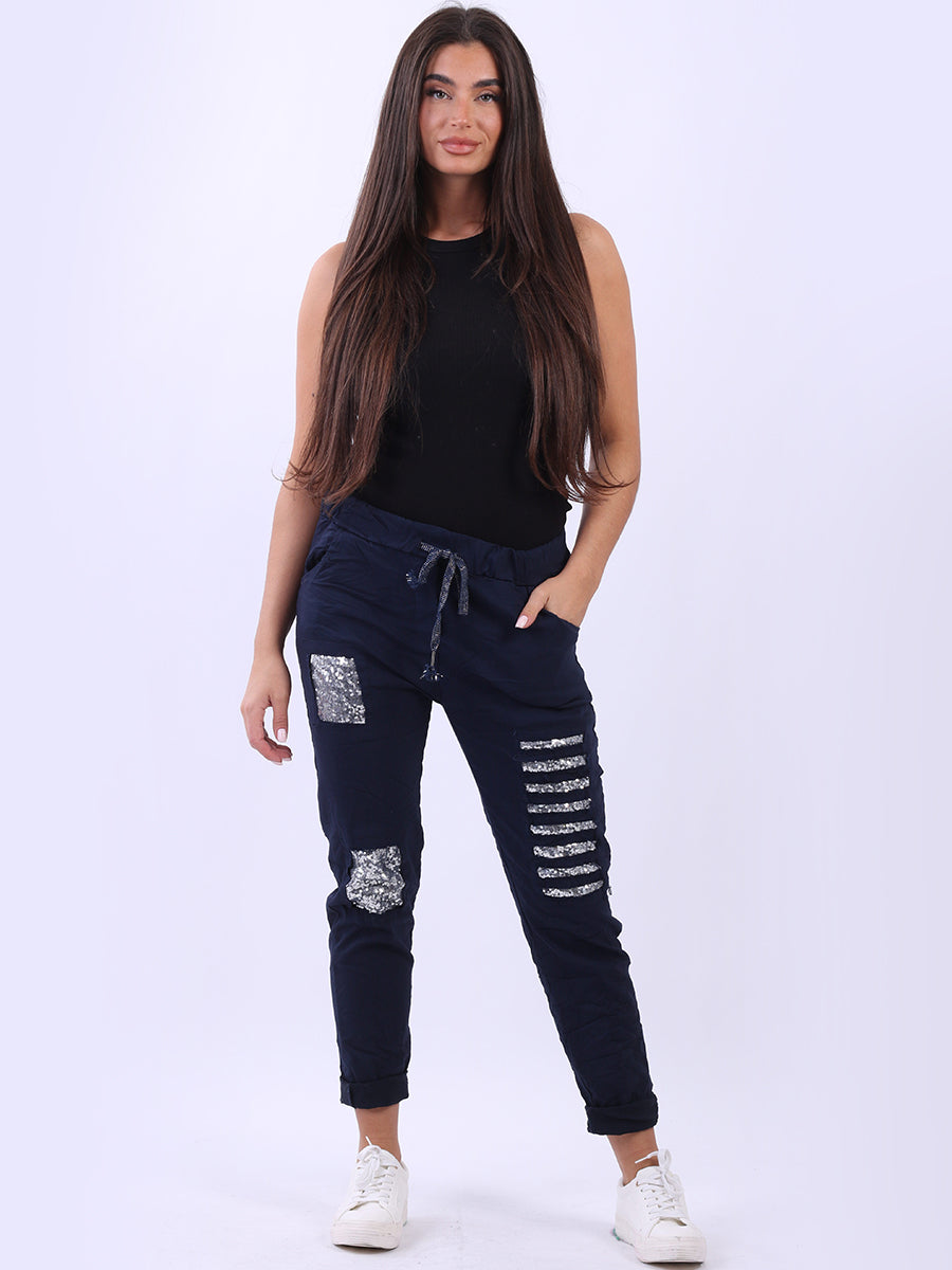 Sequin Magic Pants - MADE IN ITALY Pant NZ LUMA