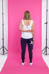 Apartment Pants with White X - HOME-LEE Pant NZ LUMA