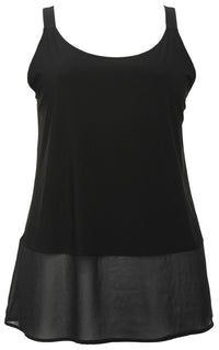 B59 Cami Black - CASHEWS Top NZ LUMA