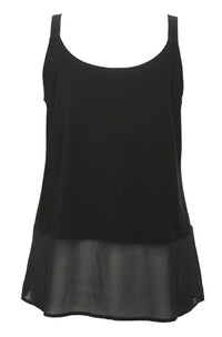 B59 Cami Black - CASHEWS Top NZ LUMA