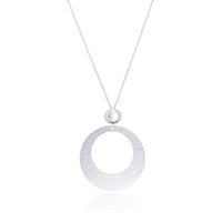 Circula Circle Necklace - FABULEUX VOUS Accessories Silver NZ LUMA