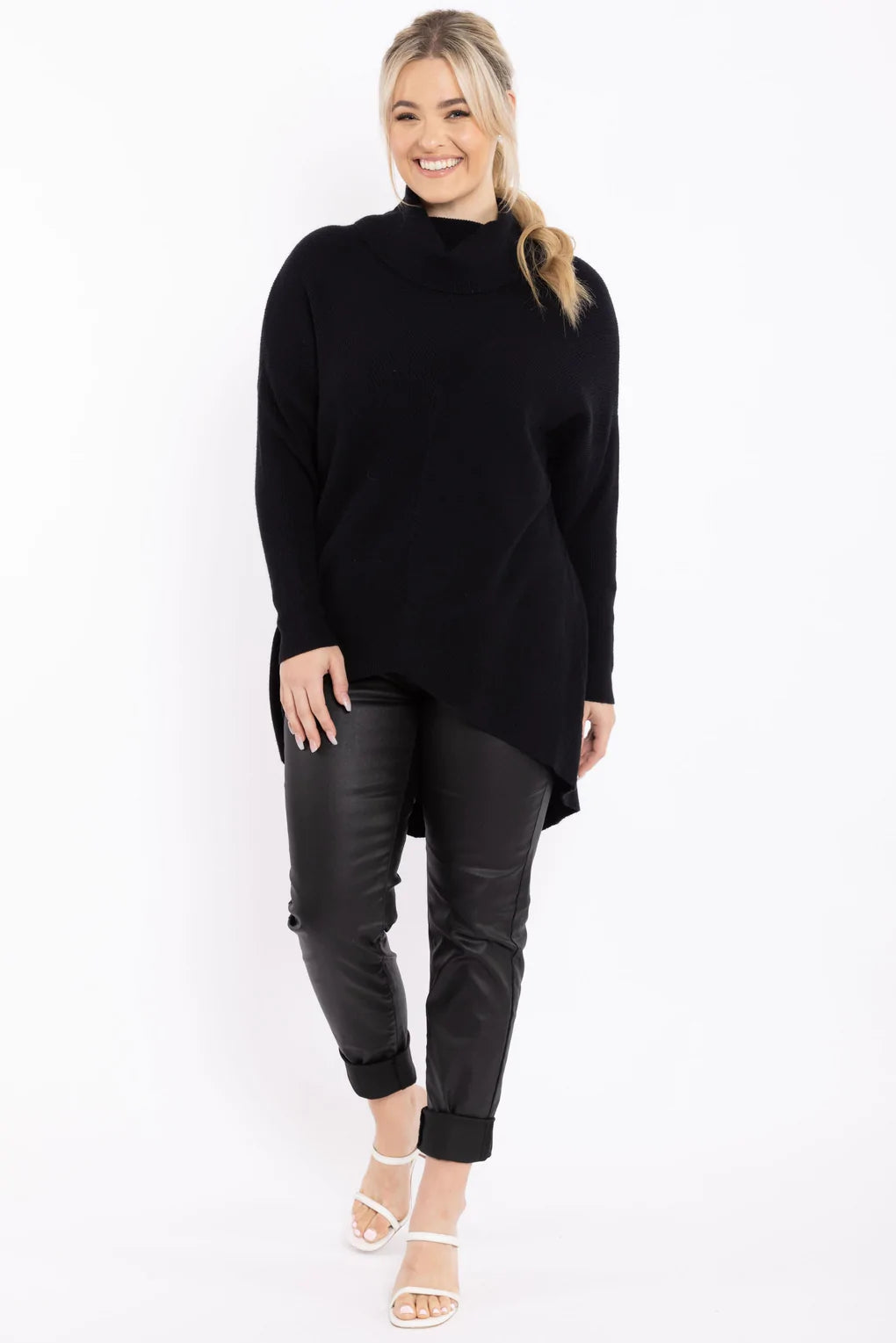 Knitted Turtle Neck Top PQ COLLECTION LUMA