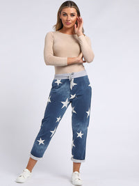 Sofia - MADE IN ITALY Pant Small - Medium (8-14) Mid-blue Denin NZ LUMA