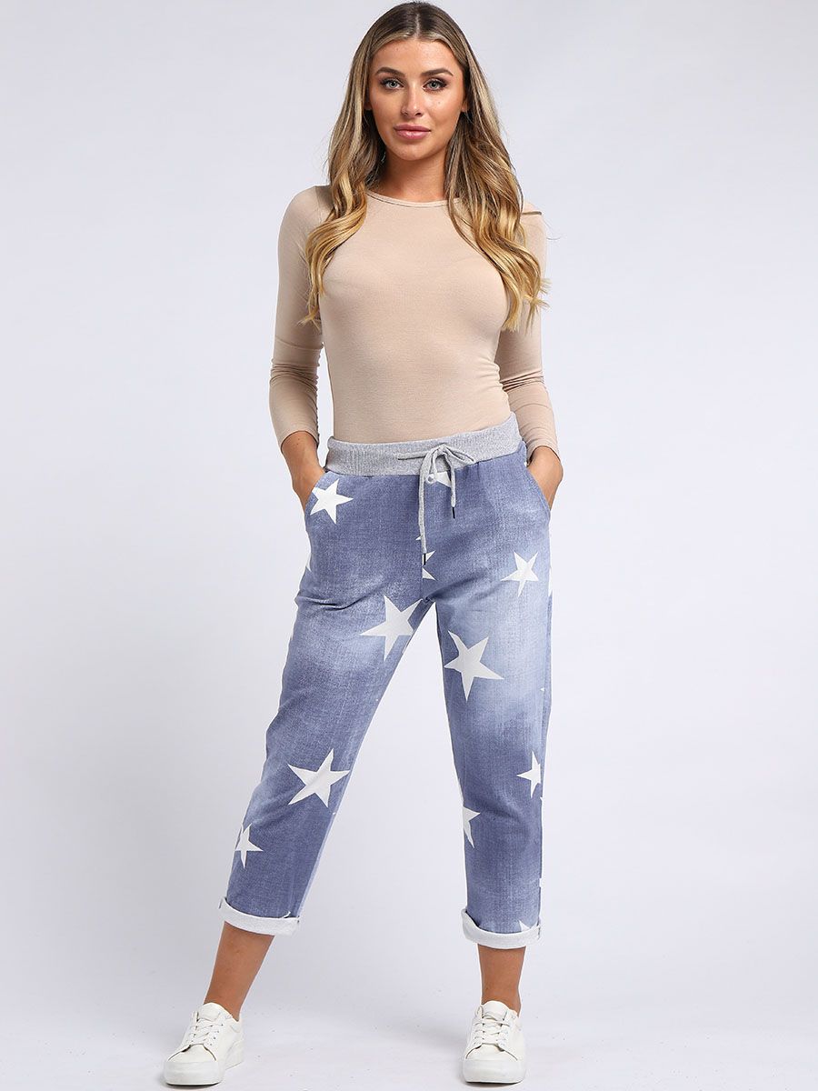 Sofia - MADE IN ITALY Pant Small - Medium (8-14) Light Blue Denim NZ LUMA