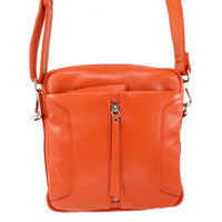 Phoenix Messenger Leather Handbag - BARON Accessories Orange NZ LUMA
