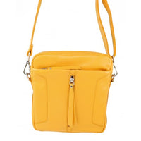 Phoenix Messenger Leather Handbag - BARON Accessories Yellow/Mustard NZ LUMA