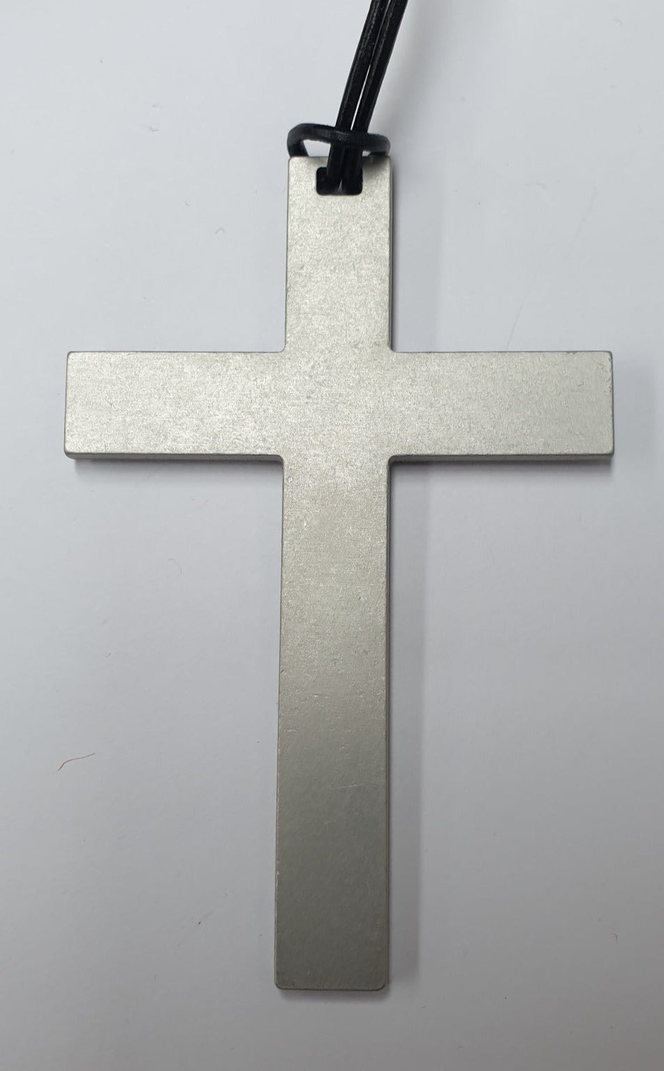 Small Silver Cross Necklace TWO BLONDE BOBS LUMA