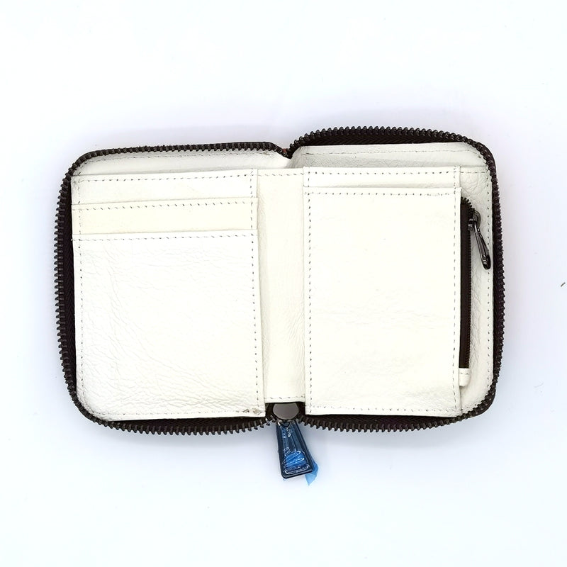 Small Zipped Wallet - Irena Velman, Tui/Pohutukawa - NZ ARTISTS COLLECTION Accessories NZ LUMA