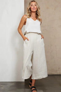 Studio Crop Pant - EB & IVE Pant X Small Small Medium Large X Large Tusk NZ LUMA