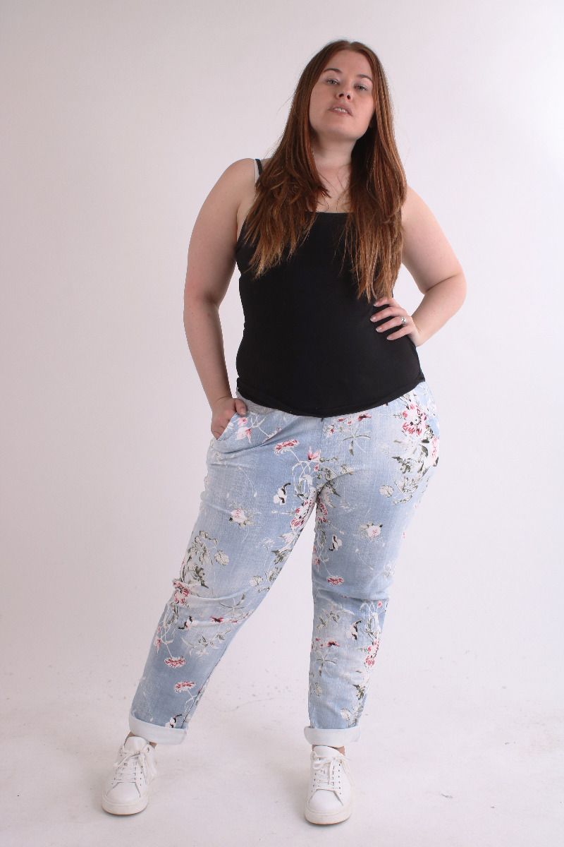 Toni - MADE IN ITALY Pant Medium - Large (16-24) Light Denim LUMA NZ