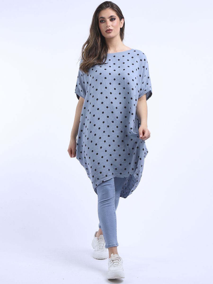 Fernanda - MADE IN ITALY Top One SIze (18-26) Denim NZ LUMA