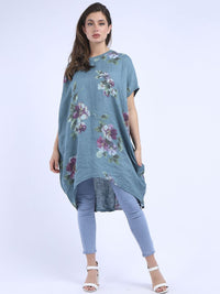 Lucia - MADE IN ITALY Top One Size Ocean Blue NZ LUMA