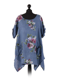 Nicole - MADE IN ITALY Top (18-22) Denim NZ LUMA