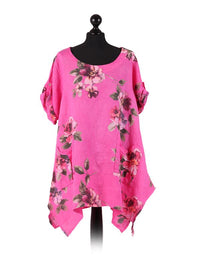 Nicole - MADE IN ITALY Top (18-22) Fuchsia NZ LUMA