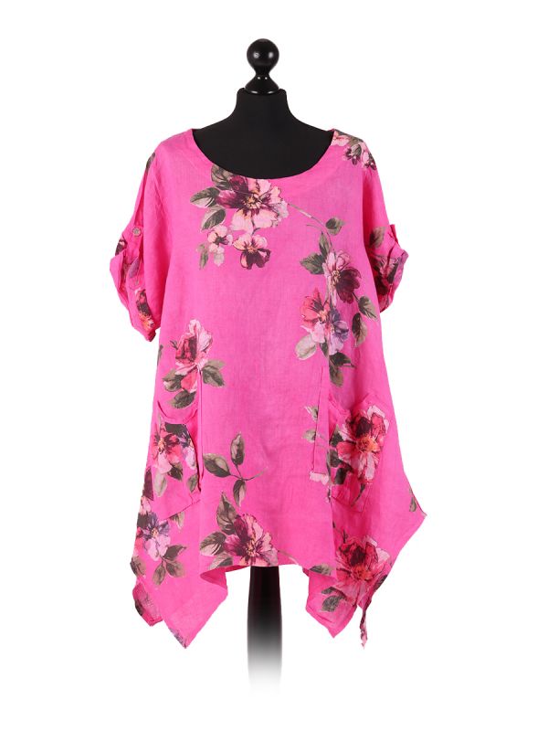 Nicole - MADE IN ITALY Top (18-22) Fuchsia NZ LUMA
