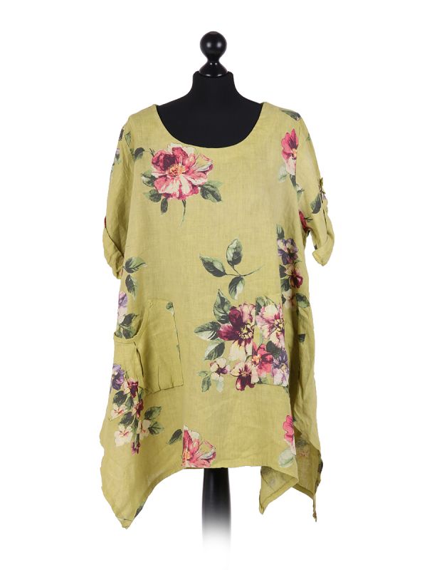 Nicole - MADE IN ITALY Top (18-22) Lime Green NZ LUMA