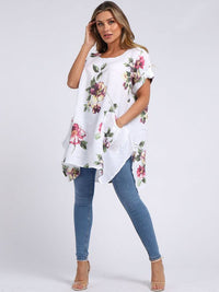 Nicole - MADE IN ITALY Top (18-22) White NZ LUMA