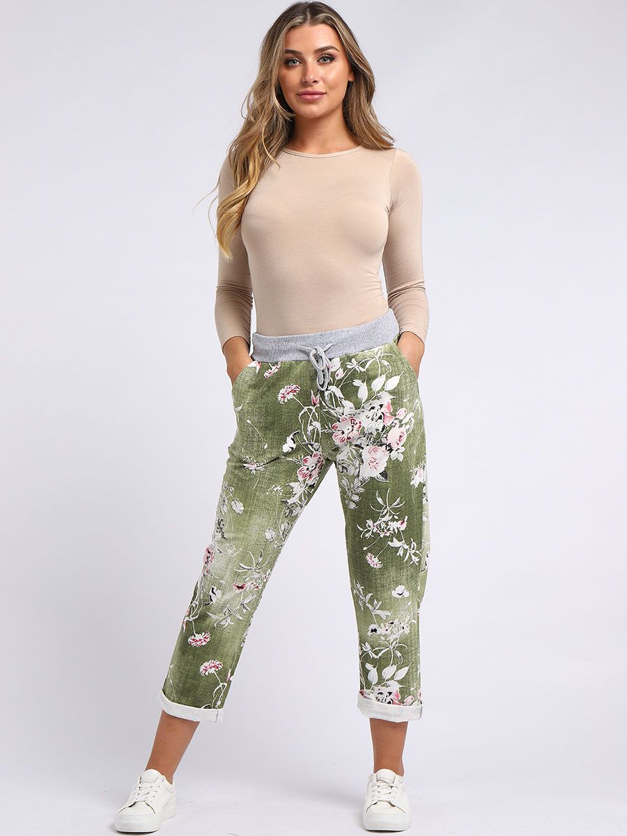 Toni - MADE IN ITALY Pant Small - Medium (8-14) Olive LUMA NZ