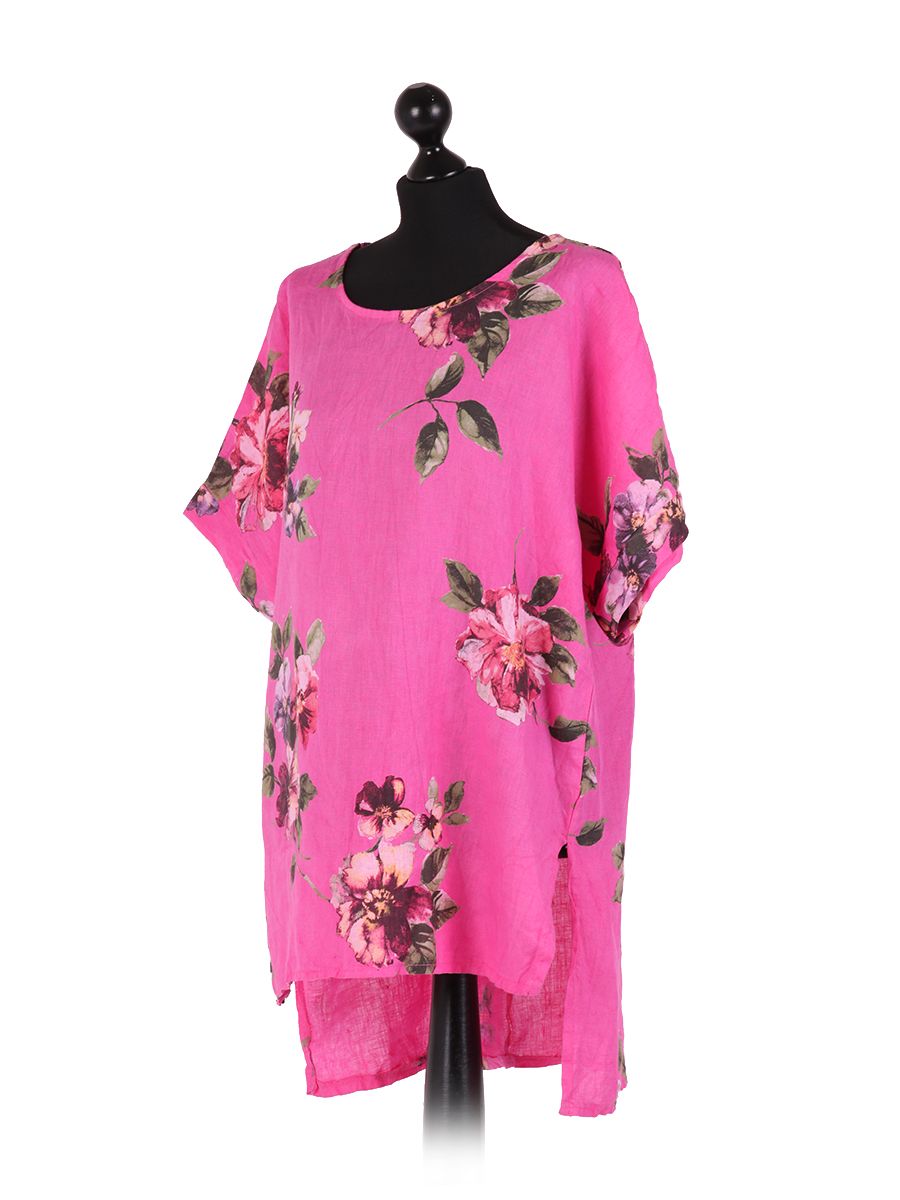 Arianna - MADE IN ITALY Top One Size (12-18) Fushcia NZ LUMA