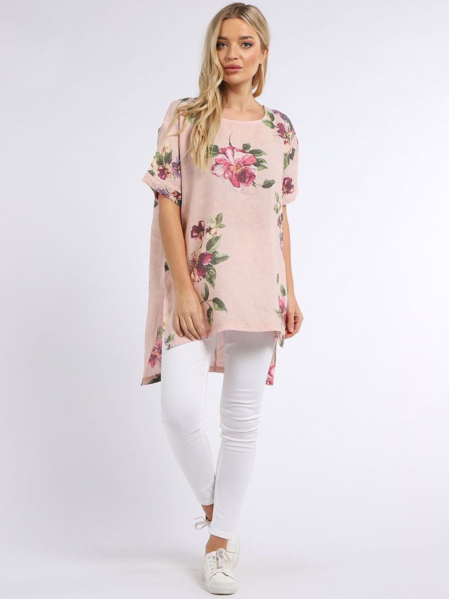 Arianna - MADE IN ITALY Top One Size (12-18) Pink NZ LUMA