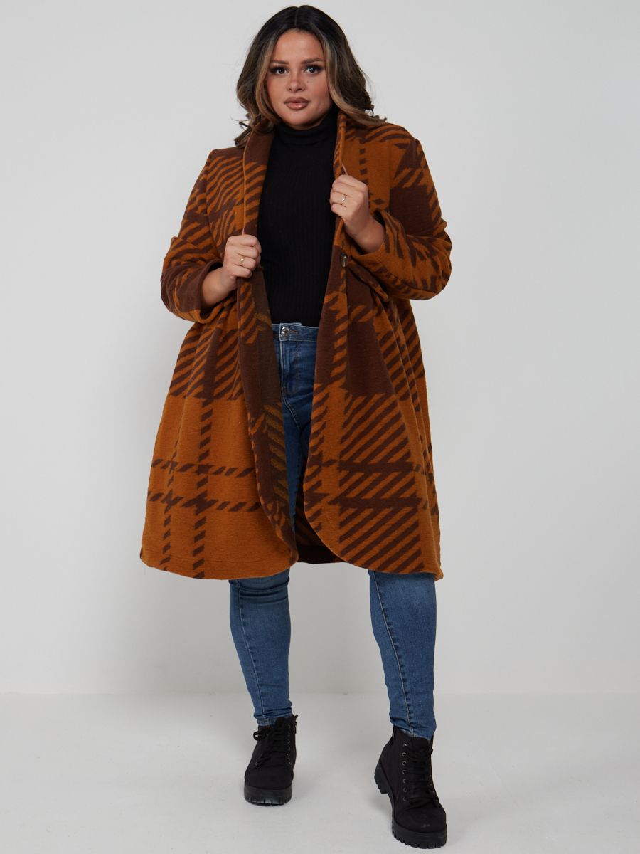 Tullia - MADE IN ITALY Jacket Rust One Size (12-20) NZ LUMA