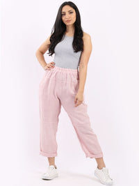 Perla - MADE IN ITALY Pant One Size (10-16) Pink NZ LUMA