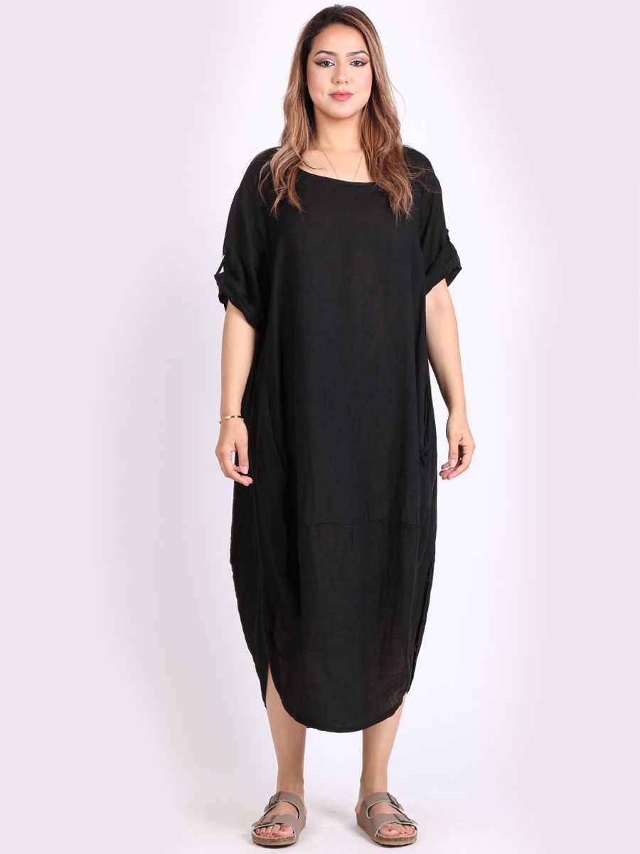 Agnesina - MADE IN ITALY Dress One Size (14-20) Black NZ LUMA